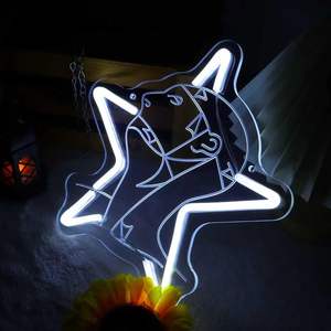 Enseigne au néon Sisters Star <span class=keywords><strong>Rock</strong></span> Music Neon Lights pour décoration murale, lumière LED à intensité variable pour chambre à coucher Bar Musique Enseignes au néon personnalisées - Product Image 1