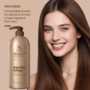 Set <span class=keywords><strong>Shampoo</strong></span> e Balsamo all'Olio di Argan Best Seller - Cura Marocchina <span class=keywords><strong>con</strong></span> <span class=keywords><strong>Cheratina</strong></span> - per Capelli Ricci, Lisci, Secchi e Danneggiati - Product Image 4