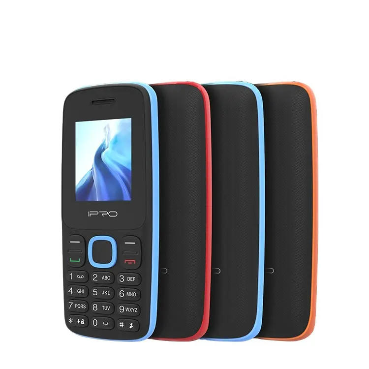 IPRO Phone Cellphone Telephone Feature Cellular Mobile Bar GSM 2G Phones with Basic 1.77 Inch Phones LCD Dual SIM Card