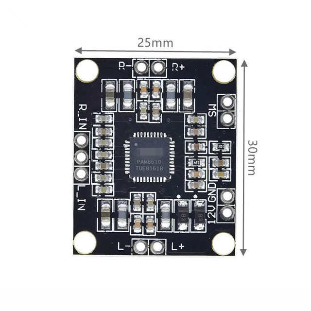 XH-M181 PAM8610 Digital High Power 2*15W Dual Channel Stereo Amplifier Board