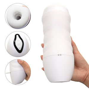 自動加熱 オーラル マстуベーション バイブレーター ボウリング形状 男性用 オナホール 吸引機能付き 大人向け プレジャーグッズ - Product Image 3