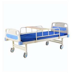 Lechi Manual Nursing <b>Bed</b> ABS Injection Molded Iron Guardrail Silent Wheels Hospital Use - Product Image 1