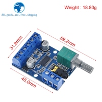 Carte amplificateur numérique stéréo à double canal avec potentiomètre de Volume réglable, DY-AP3015 cc 8-24V 30W * 2 classe D