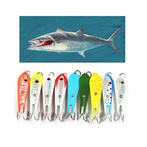 Diepzee Makreel Vissen Trollen Lokken Roestvrij Staal Metalen Lepel Zeevissen Aas 2 "/3"/3.5 "/4"/5 "/5.5"/6 "/7" - Product Image 6