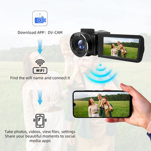 Videocámara UHD 4K con Zoom Digital 18X, Pantalla IPS de 3.0 Pulgadas, Cámara de Vlogging para YouTube con Wifi y Visión Nocturna - Product Image 6