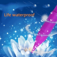 JoyPark Mini Stufenlose Geschwindigkeit Klitoris-Brustwarzen-Stimulator aus Silikon G-Punkt Vibrator IPX5 Wasserdicht Latexfrei für Damen Masturbation