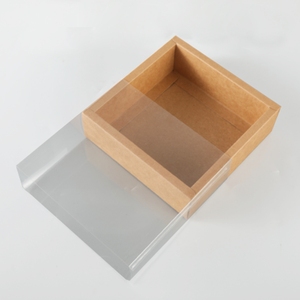 ZL, venta al por mayor, embalaje de impresión, pastel, galleta, joyería, ropa para hornear, comida, invitaciones de boda, tiene cubierta de cajón transparente, caja de regalo de papel - Product Image 3
