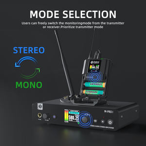 דיברה M-PROI רעש מבטל סטריאו מתכת uhf uf מקצועי דיגיטלי צג ביצועים הבמה - Product Image 2