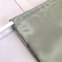 Sac en soie avec Logo personnalisé pour cheveux, cordon de serrage, Bonnet doublé, Logo, vente en gros, Double couche