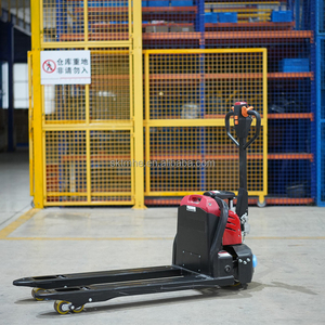 รถยกพาเลทไฟฟ้าแบบเดินตาม 1800 กก. จากโรงงานโดยตรง แบตเตอรี่ 24V/30Ah พร้อมตัวเลือกการกำหนดค่าเสริม - Product Image 1