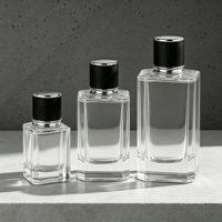 Flacons de parfum en verre en gros, flacons de parfum vides, atomiseur, flacon en verre cosmétique portable pour l'emballage de parfum