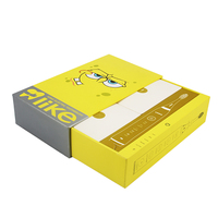 Boîtes cadeaux haut de gamme en kraft imprimées de dessins animés pour brosses à dents électriques, avec doublure en éponge personnalisée et design coulissant robuste