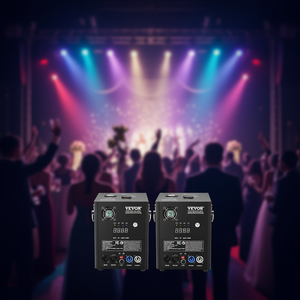 Máquina de fuegos artificiales de chispa fría Vevor de 500W con control remoto para iluminación de escenarios en bodas y fiestas - Product Image 2