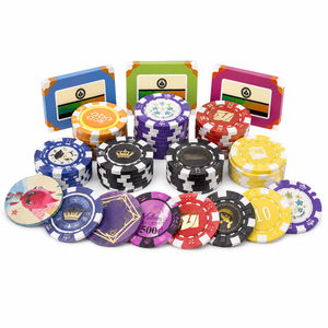 Juego <span class=keywords><strong>de</strong></span> Fichas <span class=keywords><strong>de</strong></span> Póker <span class=keywords><strong>de</strong></span> Arcilla y Cerámica <span class=keywords><strong>de</strong></span> 10g, con Logotipo Personalizado Impreso, con Caja, Marca ChenSheng, Muestra <span class=keywords><strong>Gratis</strong></span>, para Juego - Product Image 1