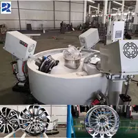 Il nuovo disegno della lega ruota di lucidatura macchina di macinazione in acciaio inox macchina di lucidatura