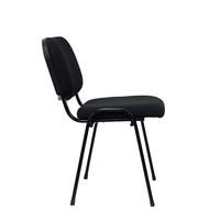 Chaise d'école ergonomique empilable en fer à prix abordable avec tablette d'écriture pour bureau, conférence et salle de classe