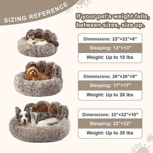 Fabricante Mayorista de Camas para Mascotas con Logotipo Personalizado, Cama de Felpa para Perros y Gatos con Forma de Pata de Oso - Product Image 3