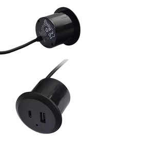 Juego de sofás de diseño redondo <span class=keywords><strong>para</strong></span> muebles con puerto USB, enchufe de carga USB tipo C integrado <span class=keywords><strong>para</strong></span> muebles - Product Image 1