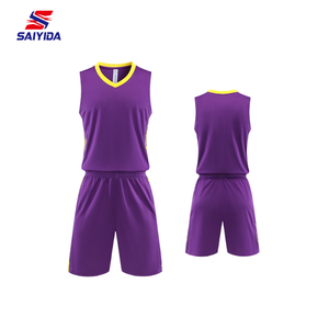 Ensemble d'uniformes de basket-ball pour hommes, léger et respirant, conçu par le fabricant, vêtements de sport en gros personnalisés, sweat-shirt imprimé, maillot - Product Image 1