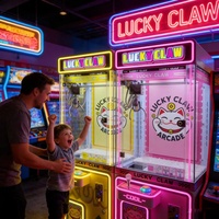 Vente en gros de machines de jeux à pièces pour parc d'attractions Toy Clip Prize Game Machine