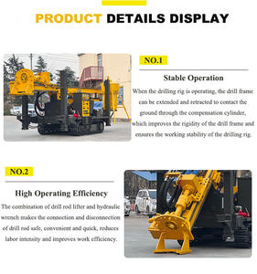 공장 가격 300m 500m 600m 역 순환 광산 표면 지질 탐사를위한 RC 드릴링 장비 - Product Image 3