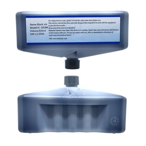 ตลับหมึกสีดำ IC-291BK ที่ใช้ร่วมกันได้ MC-291BK น้ำยาละลายหมึก 825 มล. สำหรับเครื่องพิมพ์ Domino A100 A200 A300 A400 CIJ - Product Image 3