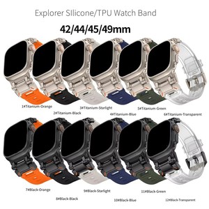 46MM cambia in lega di alluminio Ultra custodia in metallo per <span class=keywords><strong>Apple</strong></span> <span class=keywords><strong>Watch</strong></span> 10 46mm Cover paraurti per IWatch 10 - Product Image 2