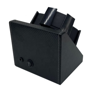 Avvolgitore Automatico per <span class=keywords><strong>Orologi</strong></span> a 3 Scomparti, Nero, Sostenibile ed Ecologico, a Forma Inclinata, per Esporre <span class=keywords><strong>Orologi</strong></span> Meccanici - Product Image 3