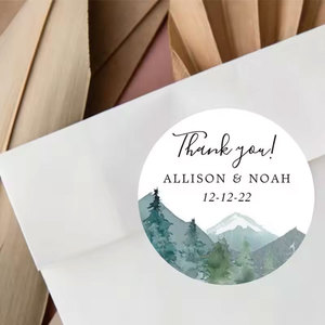 Pegatinas Personalizadas con Nombre y Fecha, Pegatinas Redondas Personalizadas para Recuerdos de Fiesta de Despedida de Soltera - Product Image 6