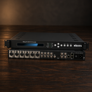 Encodeur audio-vidéo HD/SD MPEG2/H.264 à faible latence avec entrée SDI et sortie IP/ASI pour système de diffusion numérique point à point - Product Image 1