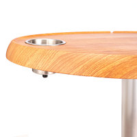 HANSE MARINE Dessus de table ovale ASA Dessus de table en plastique haute résistance aux UV et aux intempéries pour bateau yacht