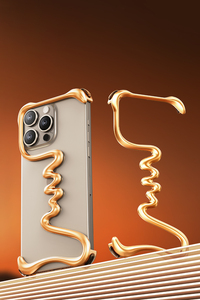 Chống Sốc Góc Cho Iphone 14 15 Pro Max Kim Loại Điện Thoại Trường Hợp Điện Thoại Di Động Cover Quay Lại Một Dòng <span class=keywords><strong>Ultra</strong></span>-Ánh Sáng Điện Thoại Di Động Trường Hợp - Product Image 5