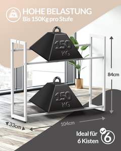 Metal Six Pack Holder 2 Hooks Freestanding Height Adjustable <strong>Drinks</strong> <strong>Crate</strong> Shelf for Beer <strong>Drinks</strong> - Product Image 2