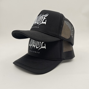 Gorra trucker de espuma con logo personalizado OEM, bajo MOQ, estilo OTTO, de alta calidad, con 5 paneles y malla trasera, snapback para hombre, estilo streetwear. - Product Image 3