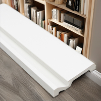PS polystyrène LED éclairage plinthe en plastique plinthe moulage accessoires de sol pour appartement