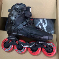 Patins à roulettes en ligne pour adultes professionnels IGOR en fibre de carbone et alliage d'aluminium, pour freestyle, street et slide.
