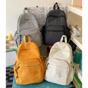 Sac à dos de voyage pour filles du collège, en <span class=keywords><strong>nylon</strong></span> ultra-léger, design simple, capacité inférieure à 20L, doublure en polyester - Product Image 4