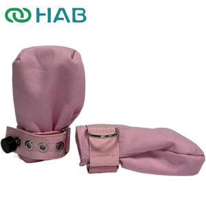 Luvas de Restrição de Algodão Puro com Fecho Magnético Ajustável para Alívio da Dor nos Pés para Uso em Centro de Reabilitação Acessório de Bondage - Product Image 4