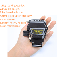 High Precision SKL-6C Fiber Cleaver Cable Cutting Knife FTTH Fiber Optic Knife Tools Cutter Fiber Cleavers 16 Surface Blade