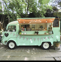 Food Truck Mobile Personnalisé avec Cuisine Entièrement Équipée, Remorque de Restauration Commerciale, Bar Van Vintage, Caravane Fast Food à Vendre