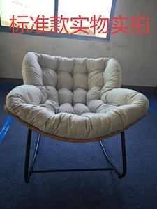 Sedia a <span class=keywords><strong>dondolo</strong></span> pieghevole di lusso in rattan, moderna sedia relax per appartamento, hotel, casa, ufficio, esterno, soggiorno, camera da letto, sala da pranzo - Product Image 6