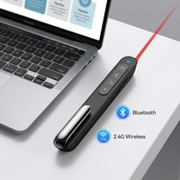 Présentateur sans fil professionnel Norwii N76 BLE avec portée de 100 m pour les enseignants, pour la présentation de PowerPoint, avec récepteur USB magnétique