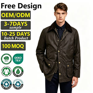 Chaqueta Clásica para Hombre con Logotipo Personalizado, Resistente al Viento, con Cierre, para Senderismo al Aire Libre en Primavera y Otoño - Product Image 1