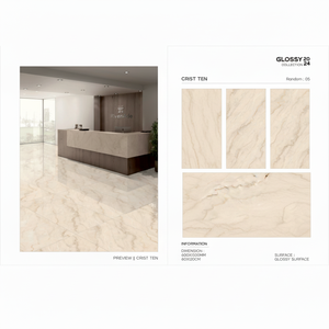 Azulejos de mármol de losa esmaltada pulida de ónix de alto brillo de 600*1200mm para sala de estar con precio barato - Product Image 1
