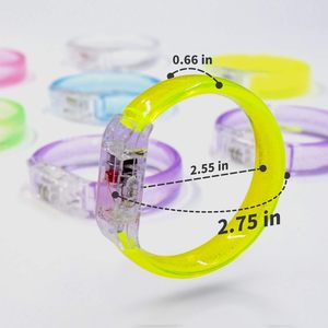 Bracelets lumineux, bracelets qui brillent dans le noir pour les cadeaux de fête pour les enfants, sacs de friandises, jouets, cadeaux de remise de diplôme, cadeaux de retour, rembourrage de sacs à cadeaux - Product Image 6