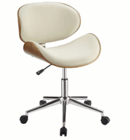 Tabouret de bar en cuir noir de style européen Ekintop, réglable en hauteur, chaise haute en cuir, tabouret haut