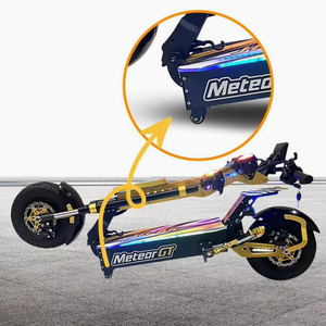High Power Dual Drive Off Road Electric Scooter With Seat Rear Storage Case 13''Fat Tire Long Range Adult Commuter Scooter - Product Image 5