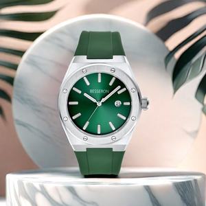 Reloj de Cuarzo de Lujo para Hombre, Cronógrafo Luminoso, Logotipo Personalizado, Resistente al Agua, Correa de Acero Inoxidable, Accesorio de Moda Premium - Product Image 2