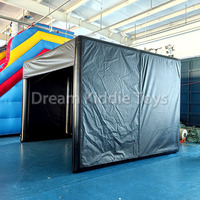 Tente de golf gonflable en PVC portable scellée à l'air pour entraînement, entraînement, simulateur de terrain de conduite, tente de golf gonflable