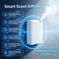 Diffuseur de parfum électrique OEM, humidificateur à brume froide, diffuseur d'arômes ODM, diffuseur d'huiles essentielles avec télécommande